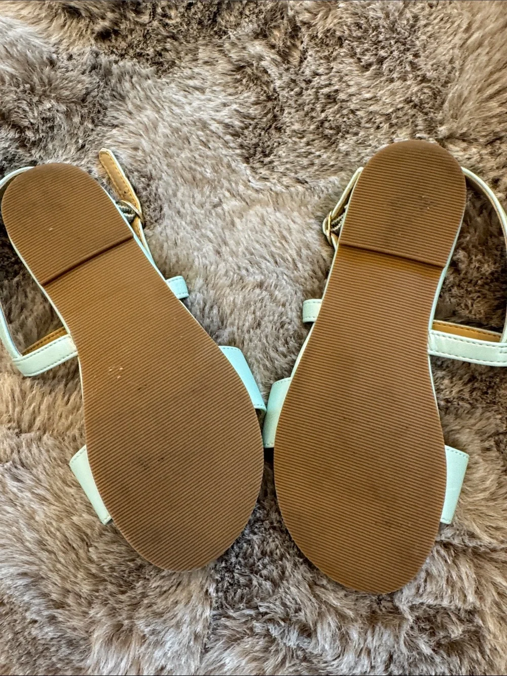 Janie and Jack Mint Green Mermaid Appliqué Sandals